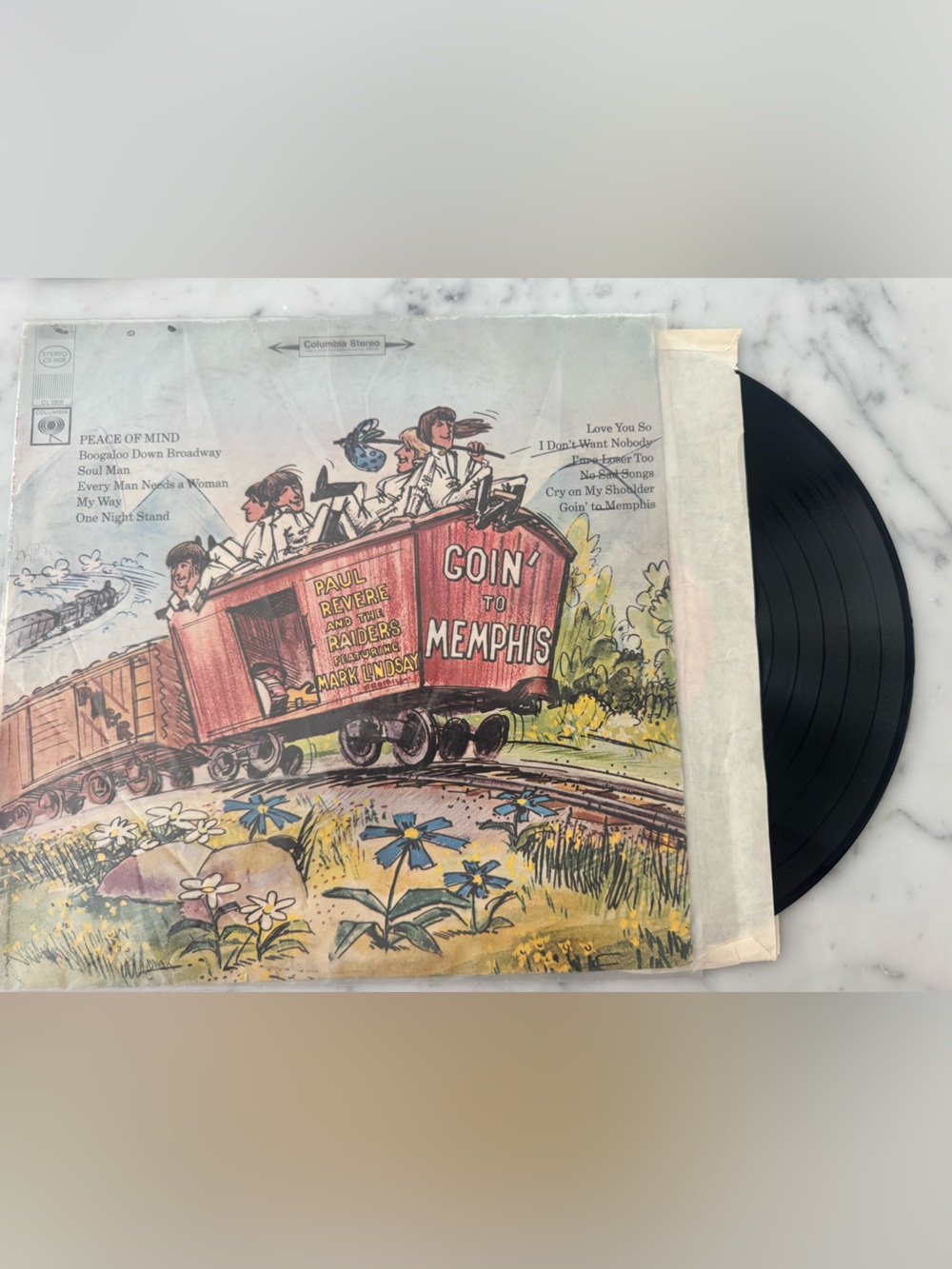 Paul Revere & The Raiders "Goin To Memphis" Vinyl Album - 1968 - Picture 3 of 4